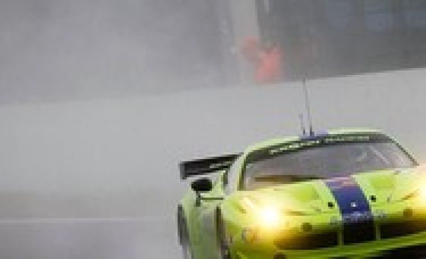 Krohn Racing Has Dismal Day in the Rain at Spa